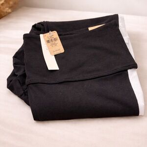 Pink Victoria’s Secret Black and White leggings